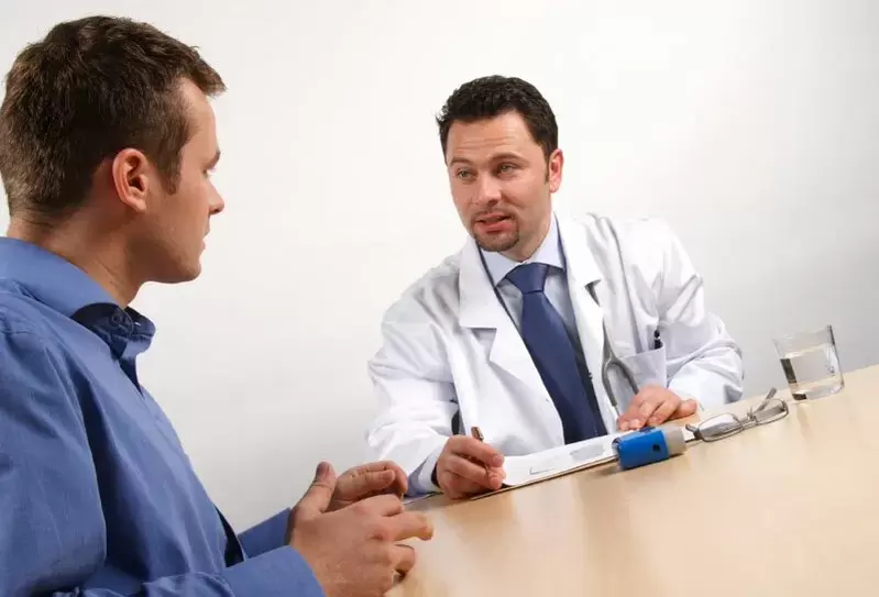 medical consultation with discharge during arousal